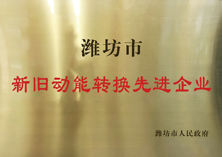 濰坊市新舊動能轉(zhuǎn)換先進企業(yè)